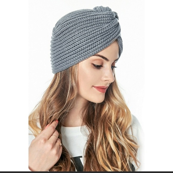 New! Wool Blend Turban Hat - Picture 8 of 8